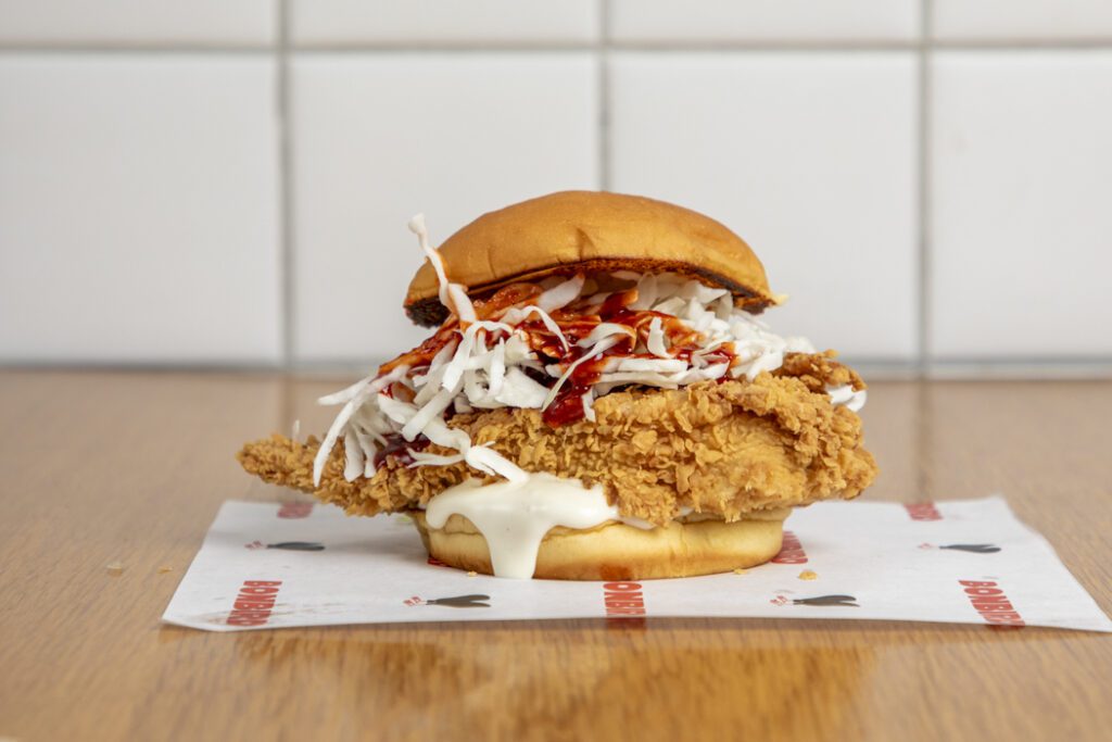 Bonbird Korean Chicken Sandwich Burger