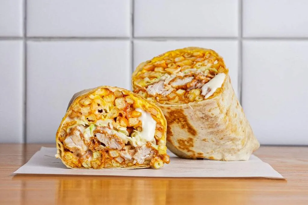 Bonbird Chicken Slaw Mega Wrap